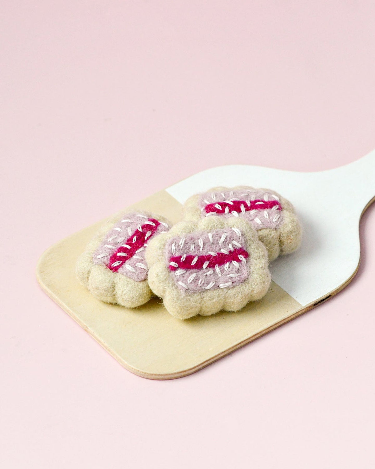 Tara Treasures - Felt Iced Vovos Biscuits (set of 3)