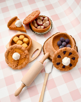 Tara Treasure - Felt Blueberry Pie Play Food Set