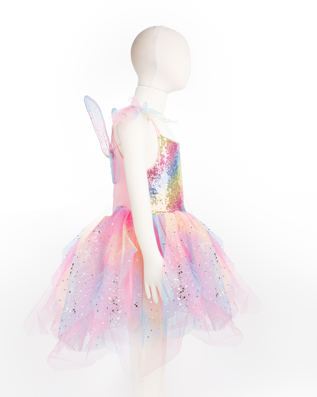 Rainbow Fairy With Wings - Size 3-4