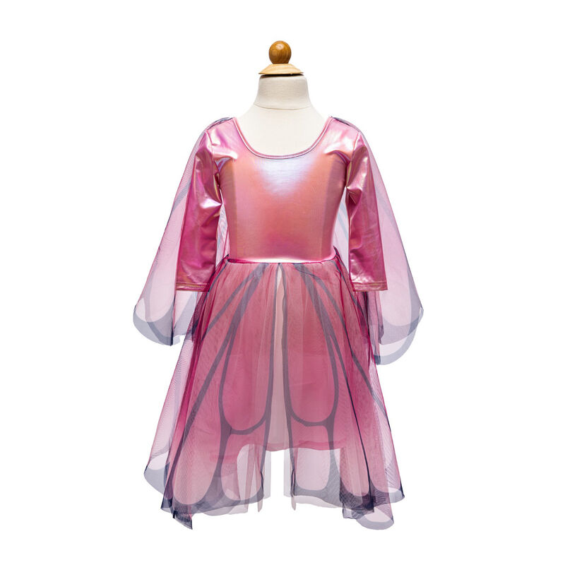 Great Pretenders - Pink Butterfly Twirl Dress with Wings - Size 5-6