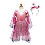 Great Pretenders - Pink Butterfly Twirl Dress with Wings - Size 5-6