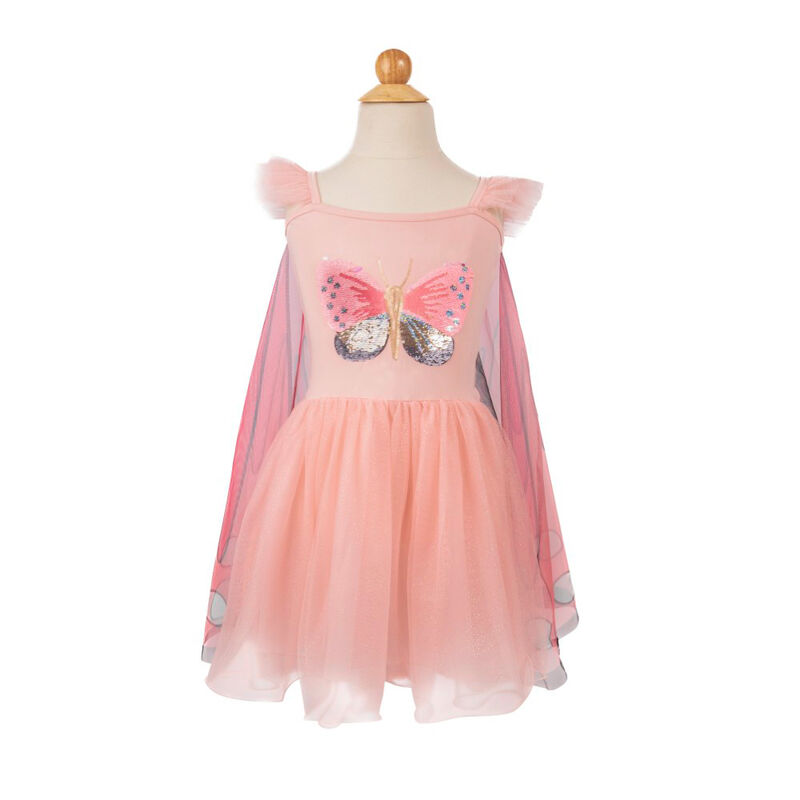 Great Pretenders - Sequins Butterfly Twirl Dress with Wings - Size 5-6