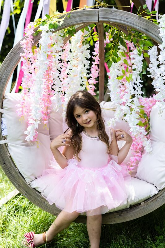 Pink Flutter Butterfly Skirt & Wings  - Size 4 - 6