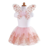 Great Pretenders - Rose Gold Tutu & Wings set - Size 4-6