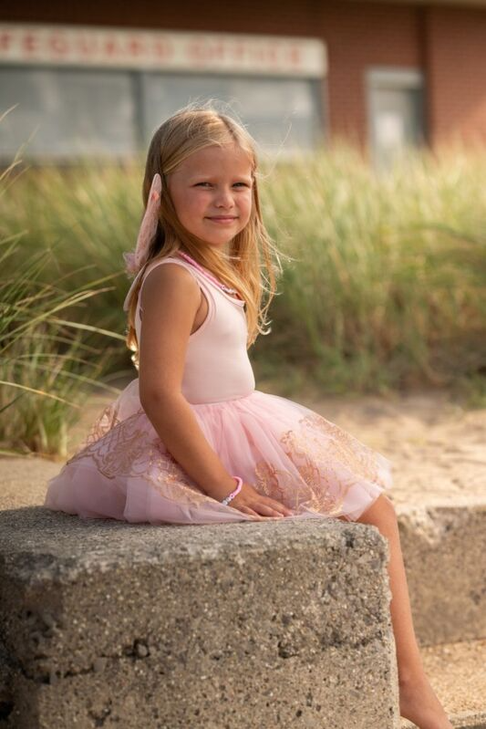Great Pretenders - Rose Gold Tutu & Wings set - Size 4-6