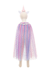 Rainbow Unicorn Cape & Headband - Size 4-6