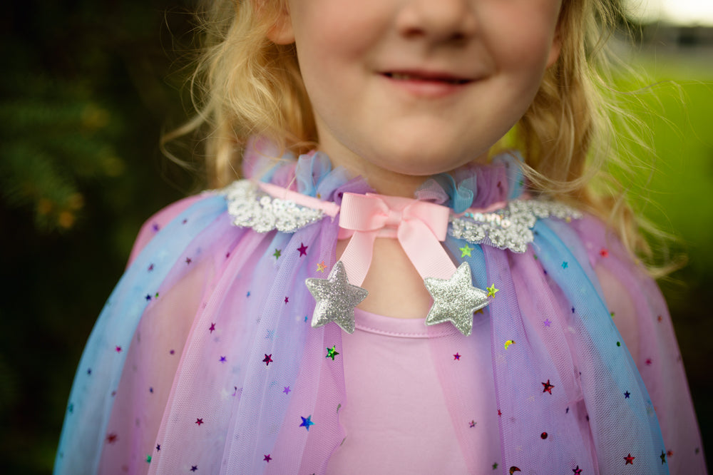 Rainbow Unicorn Cape & Headband - Size 4-6