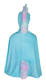 Rainbow Reversible Unicorn Dragon Cape - Size 5-6