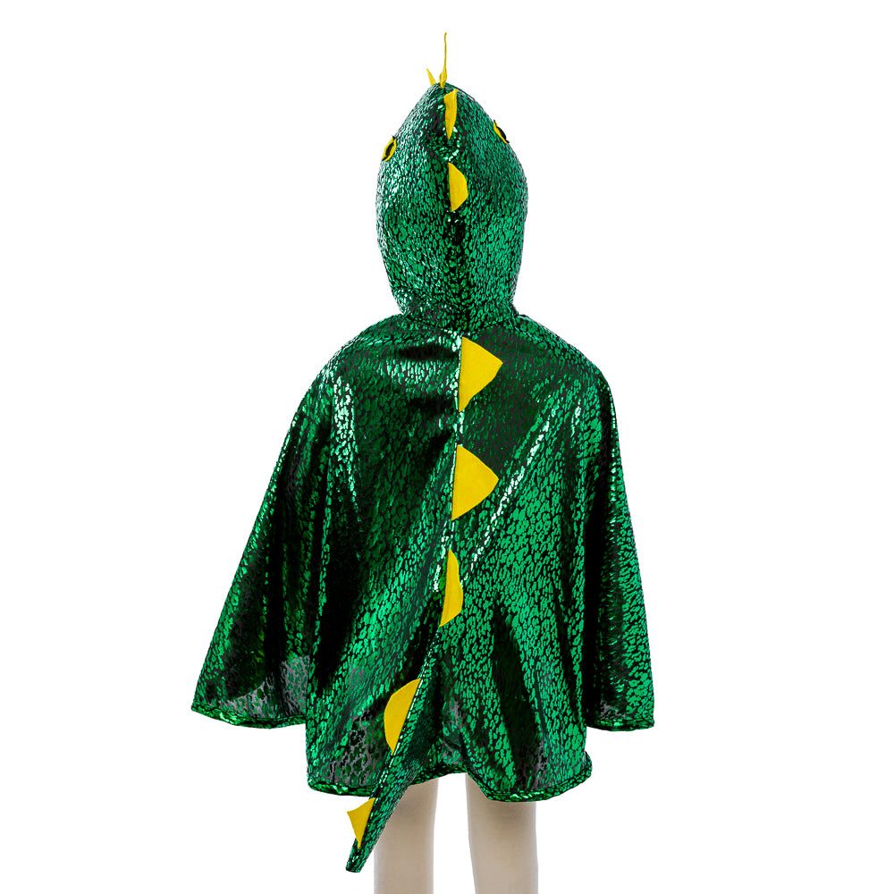 Metallic Green Dragon Cape 2-3 years