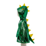 Metallic Green Dragon Cape 2-3 years