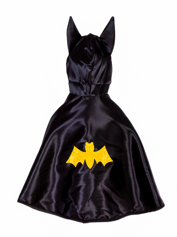 Reversible Spider & Bat Cape - size 2-3 years