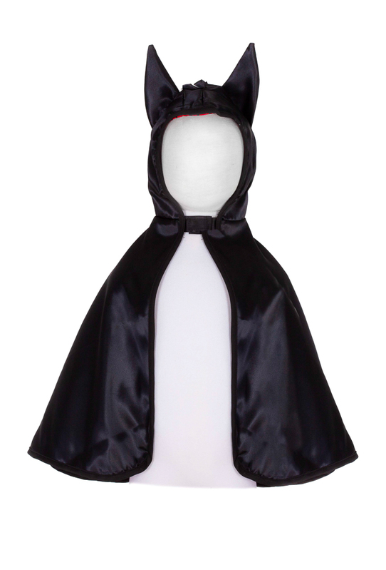 Reversible Spider & Bat Cape - size 2-3 years