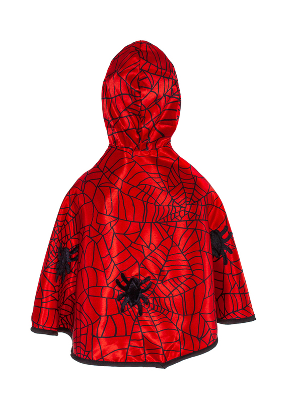 Reversible Spider & Bat Cape - size 2-3 years