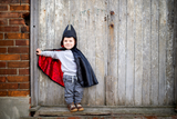 Reversible Spider & Bat Cape - size 2-3 years