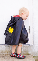 Reversible Spider & Bat Cape - size 2-3 years
