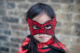 Reversible Spider & Bat Cape - Size 4-6 years