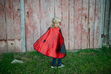 Reversible Spider & Bat Cape - Size 4-6 years