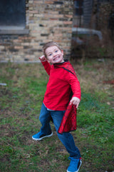 Reversible Spider & Bat Cape - Size 4-6 years