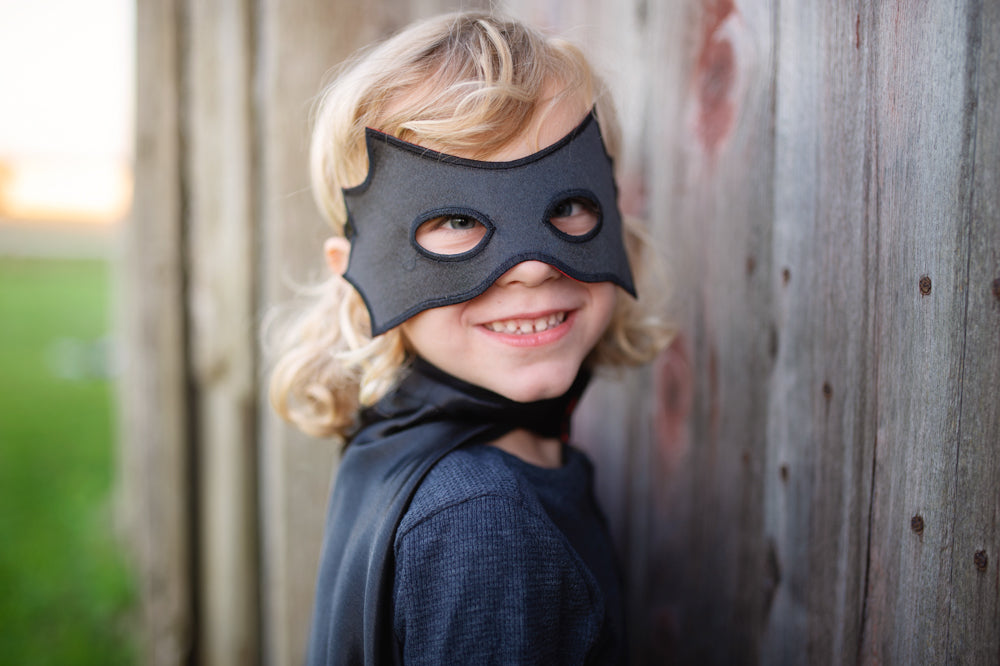 Reversible Spider & Bat Cape - Size 4-6 years