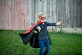 Reversible Spider & Bat Cape - Size 4-6 years