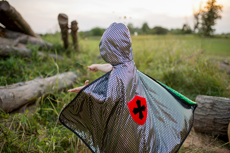 Great Pretenders - Reversible Dragon Knight Cape - Size 5-6