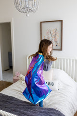 Reversible Blue Lightening Cape - Size 5-6