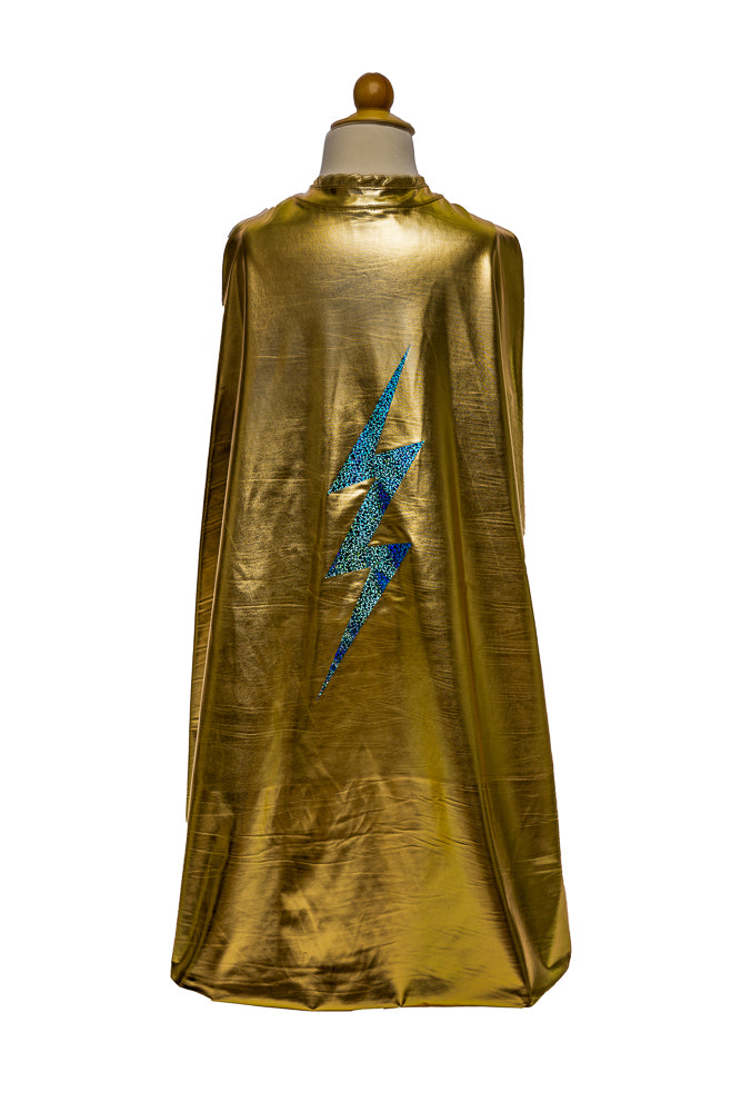 Reversible Blue Lightening Cape - Size 5-6