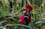 Red Triceratops Hooded Cape - Size 4-5