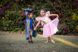 Teal & Gold Starry Night Dragon Dress Up - Size 5-6