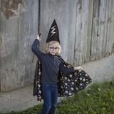 Great Pretenders - Reversible Wizard Cape & Hat - Size 4-6