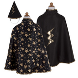 Great Pretenders - Reversible Wizard Cape & Hat - Size 4-6