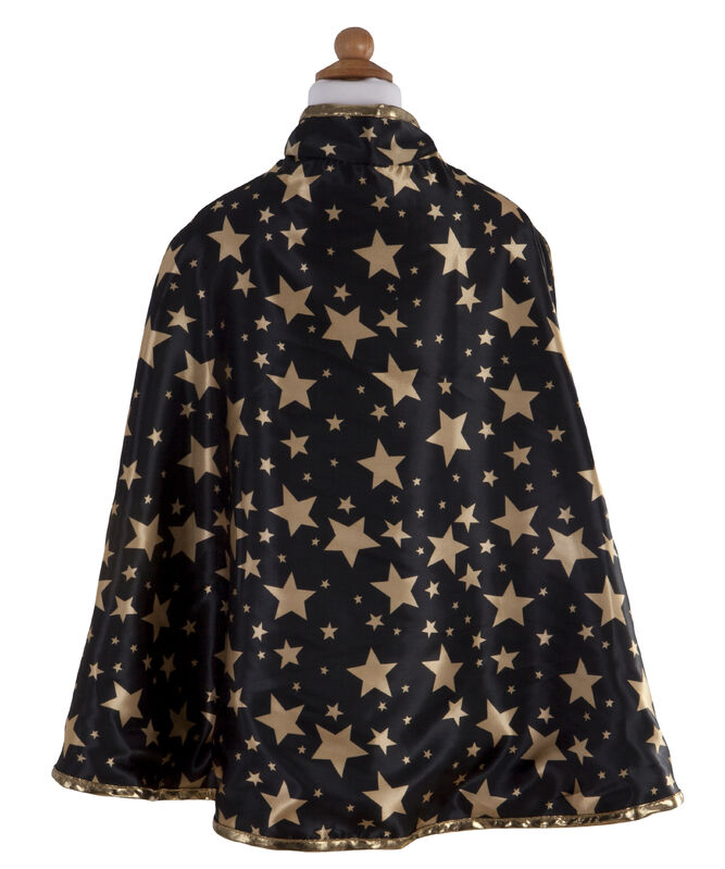 Great Pretenders - Reversible Wizard Cape & Hat - Size 4-6