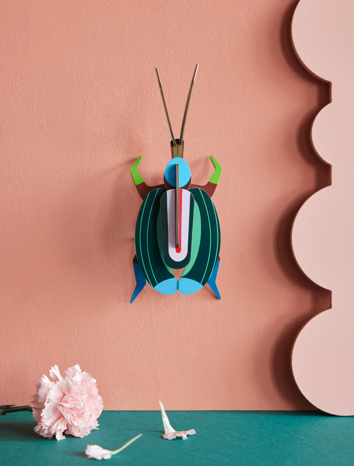 Studio Roof - Wall Art - Green Fig Beetle