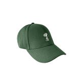 Snoopy Canvas Cap - Green - Medium