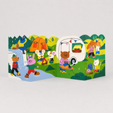 Concertina Card - Outdoors Hiking by Isa Pirracas