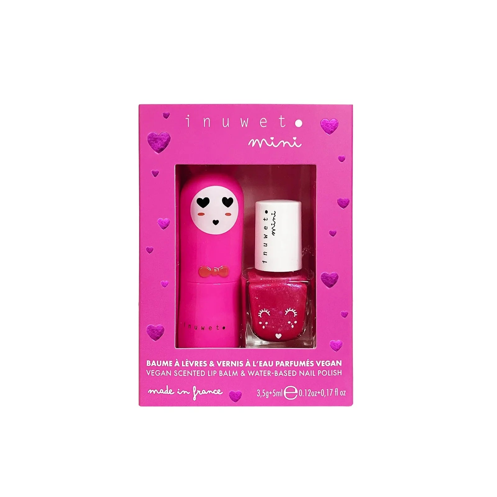 Inuwet - Duo Lipgloss & Nail Polish - Cherry