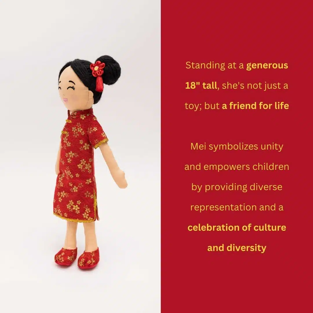 Joeydolls - Chinese 'Mei' Cultural Doll