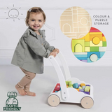 Le Toy Van - Rainbow Baby Walker & Puzzle - 45 Blocks