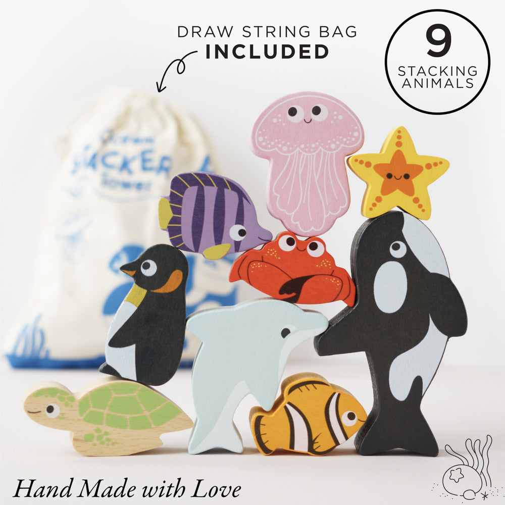 Petilou - Ocean Stacking Animals