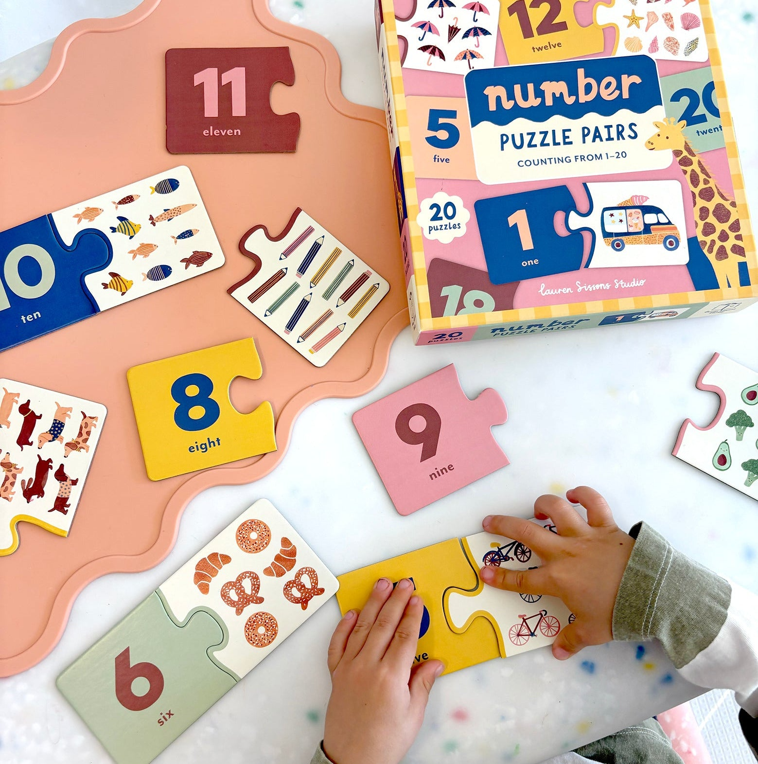 Lauren Sissons Studio - Number Puzzle Pairs