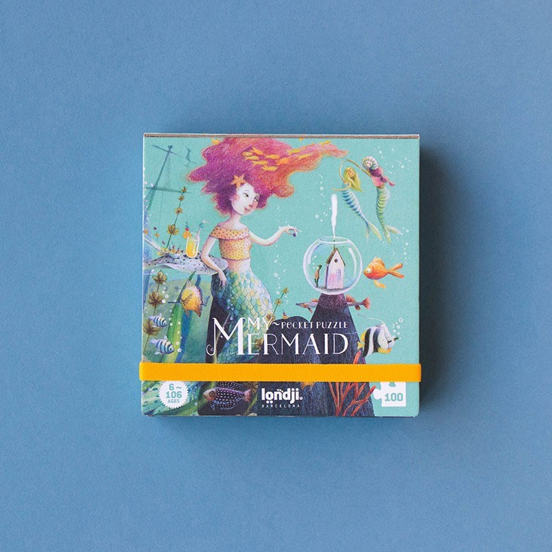 Londji - Pocket Puzzle 100pc - My Mermaid