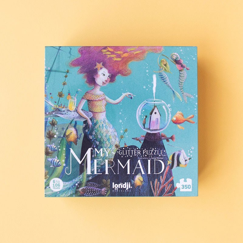 Londji - 350pc Glitter Puzzle - My Mermaid