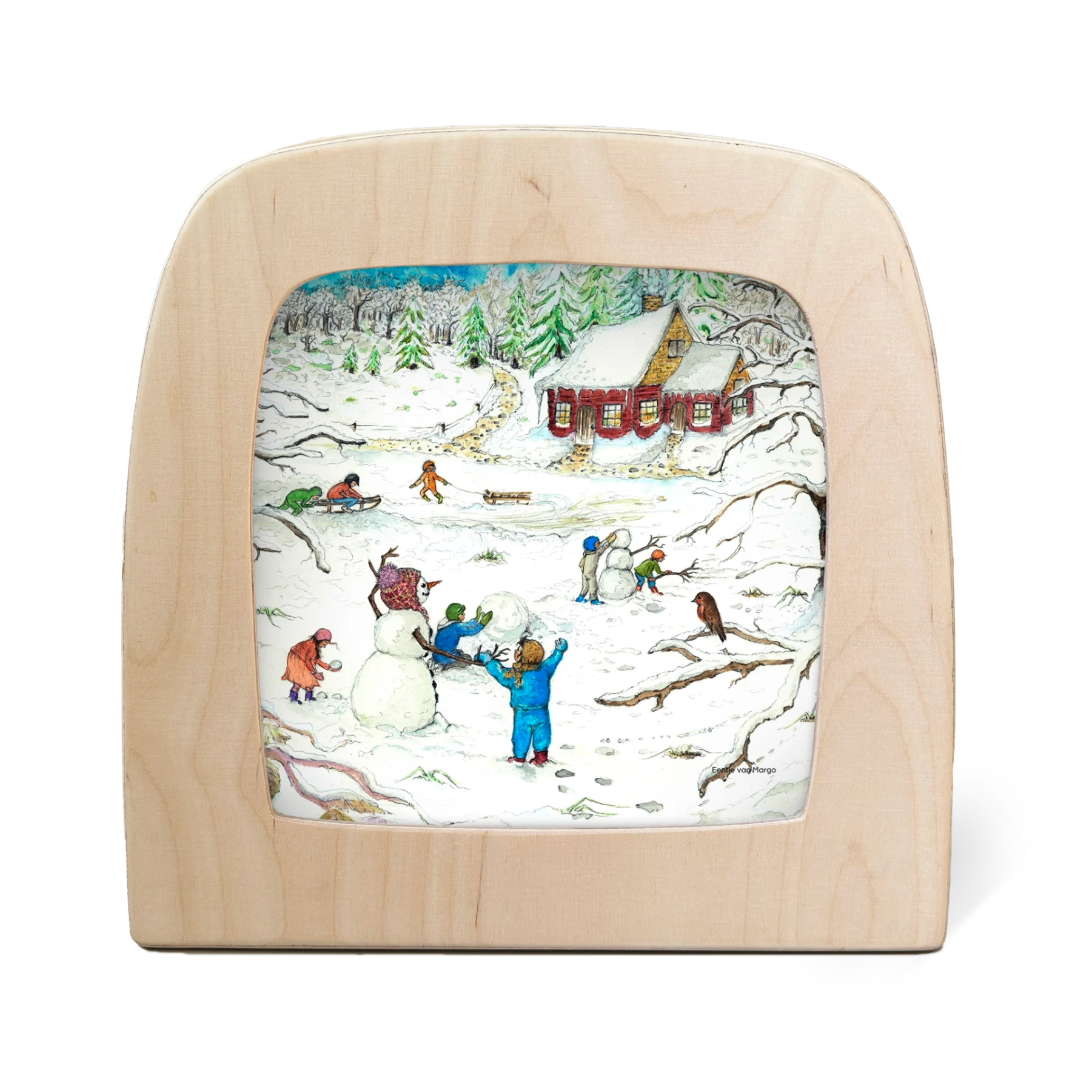 Toverlux - Silhouette - Eentje van Margo - Red Cottage Winter