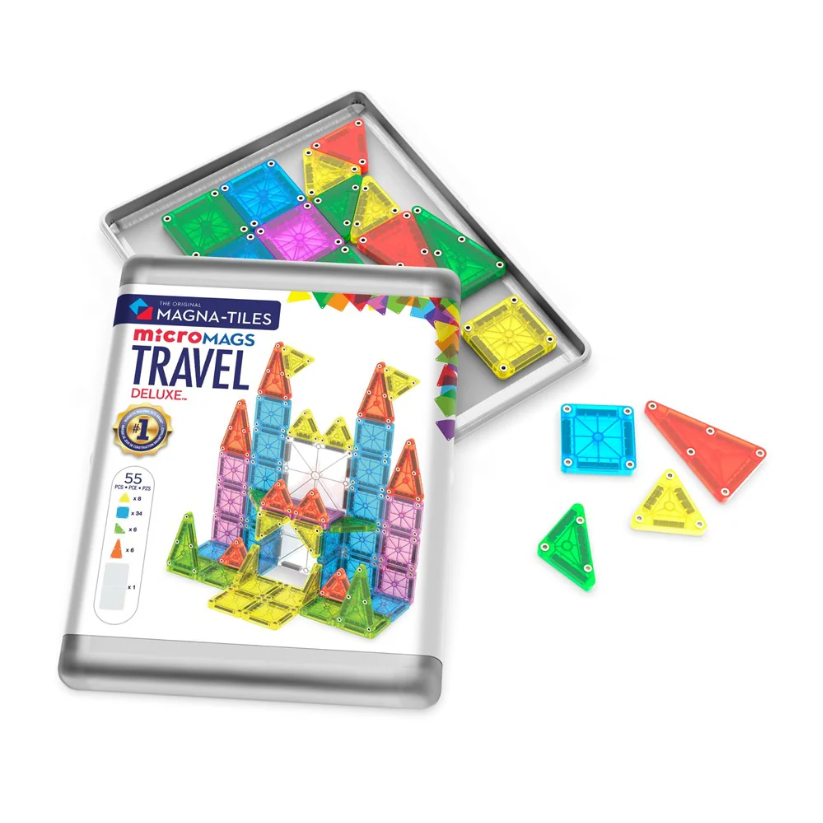 Magna Tiles microMAGS Travel Set Deluxe 55 Piece Set