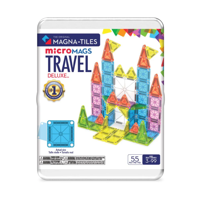 Magna Tiles microMAGS Travel Set Deluxe 55 Piece Set