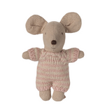 Maileg - Baby Mouse in Carry Cot - Rose
