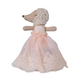 Maileg - Baby Mouse in Gown Powder PREORDER ONLY APR