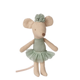 Maileg - Ballerina Mouse Little Sister Vintage Mint - PRE ORDER DUE LATE SEPTEMBER