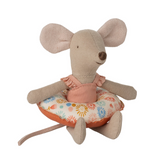 Maileg - Beach Mouse Little Sister with Float - Flower