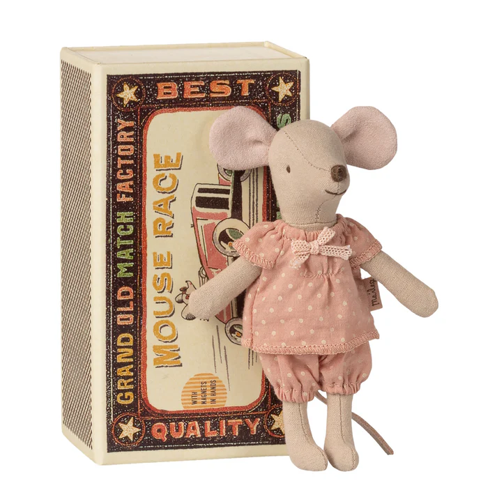 Maileg - Big Sister Mouse In Matchbox SS26
